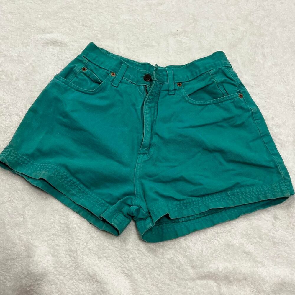 Lei Women's Green and Blue Shorts